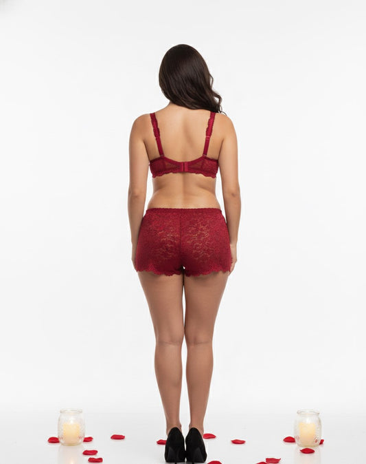 Silqueen Rosy Lacy Lingerie