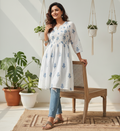 Silqueen Santorini Sky Flared Top