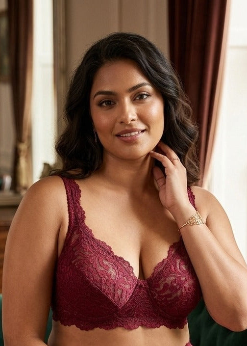 Silqueen Rosy Lacy Lingerie