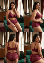Silqueen Rosy Lacy Lingerie