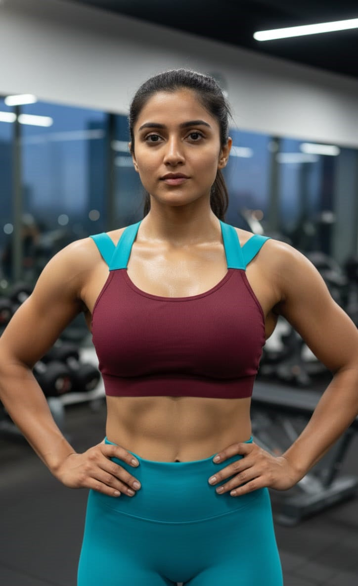Silqueen Sports Bra | Workout High Impact and Full Coverage Crostini Bra